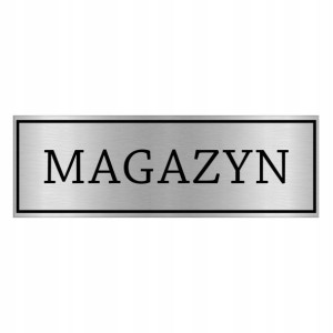 TABLICZKA na Drzwi Oznaczenia MAGAZYN Wiele WZORÓW