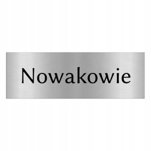 TABLICZKA na DRZWI z Nazwiskiem 15x5 WIELE WZORÓW