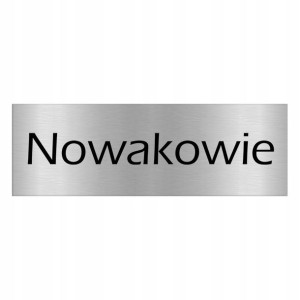TABLICZKA na DRZWI z Nazwiskiem 15x5 WIELE WZORÓW