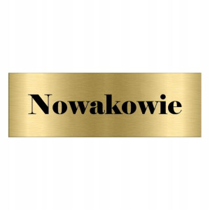 TABLICZKA na DRZWI z Nazwiskiem 15x5 WIELE WZORÓW