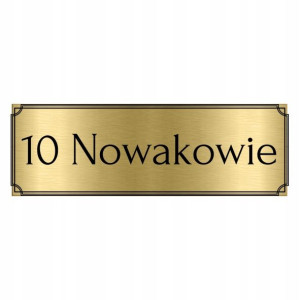 TABLICZKA na DRZWI z Nazwiskiem 15x5 WIELE WZORÓW