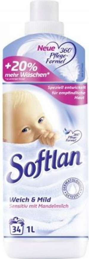 Softlan Płyn Do Płukania Tkanin Sensitive 1L