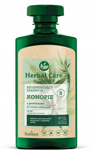 HERBAL CARE Regenerujący Szampon Konopie Proteiny