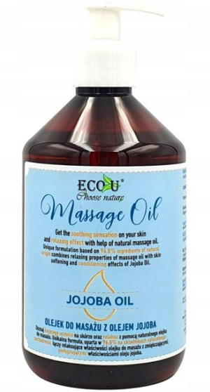 ECO-U Olejek do Masażu z Olejem Jojoba 500ml