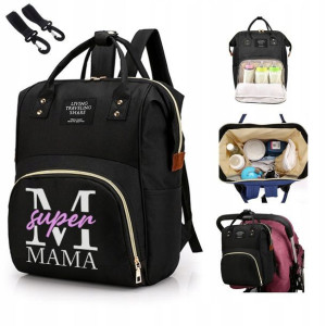 Plecak Super Mama Torba Na Wózek 3w1 Wzory