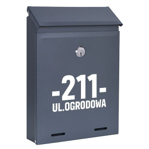 SKRZYNKA na listy POCZTOWA Numer DOMU Dużo Wzorów