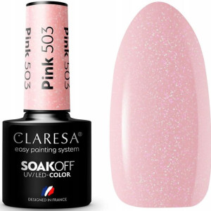 Claresa Lakier Hybrydowy Pink 503 Brudny Róż 5g