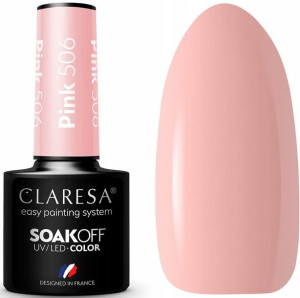 Claresa Lakier Hybrydowy Pink 506 Pudrowy Róż 5g