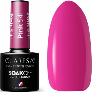 Claresa Lakier Hybrydowy Pink 541 Malinowy Róż 5g