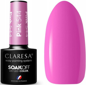 Claresa Lakier Hybrydowy Pink 544 Różowy Róż 5g