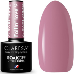 Claresa Lakier Hybrydowy Fallin' love 9 Mauve 5g