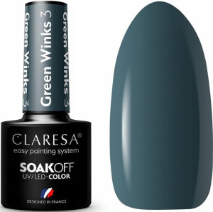 Claresa Lakier Hybrydowy Green Winks 3 Butelkowy