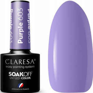 Claresa Lakier Hybrydowy Purple 603 Fiolet 5g