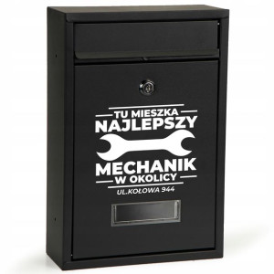 Skrzynka Pocztowa na Listy Najlepszy Mechanik Wzo