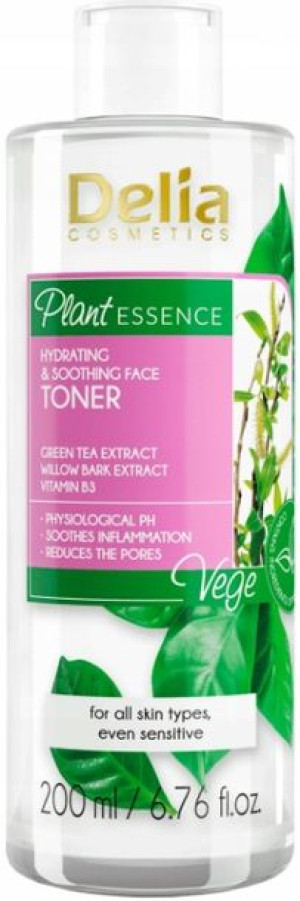 Delia Plant Essence Tonik Nawilżająco Łagodzący