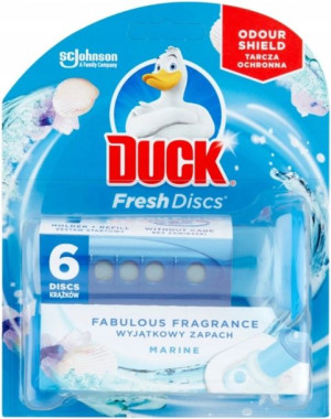 Duck Krążki Żelowe Fresh Discs Aplikator Morski