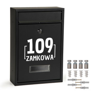 SKRZYNKA Pocztowa na listy STALOWA WIELE WZORÓW