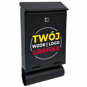 SKRZYNKA Pocztowa na LISTY TUBA Twoje LOGO Grafika