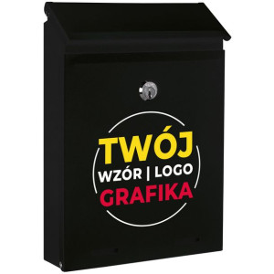 SKRZYNKA POCZTOWA na Listy TWÓJ Wzór LOGO GRAFIKA