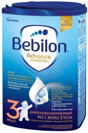 Bebilon Mleko Modyfikowane Advence 3 Junior 800g