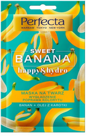 Perfecta Maseczka Sweet Banana Wygładzająca 10ml