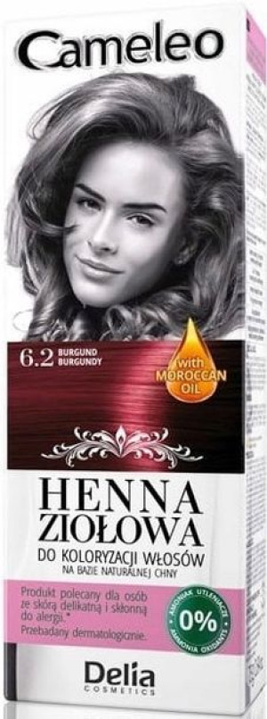 Delia Cameleo Henna Ziołowa Burgund 6.2