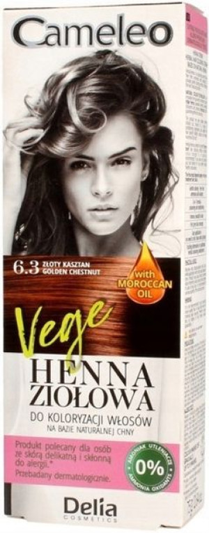 Delia Cameleo Henna Ziołowa Złoty Kasztan 6.3