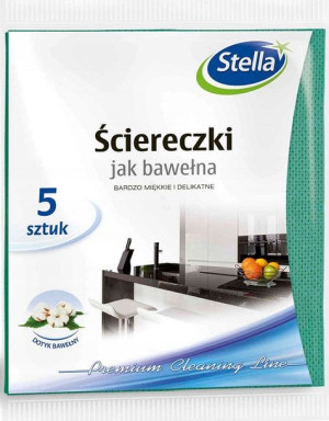 Stella Ściereczki Jak Bawełna Miękkie 5 Sztuk