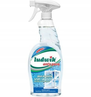 Ludwik Płyn do mycia szyb glazury anty para 750 ml