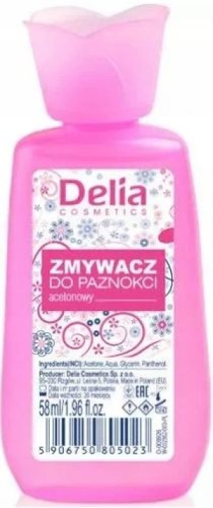 Delia Zmywacz Do Paznokci Kwiatek Acetonowy 58ml