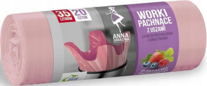 AZ Worki Na Śmieci z Uszami Zapach Owocowy 35L