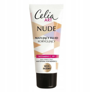 Celia Art Nude Matujący Podkład Fluid Beżowy 03