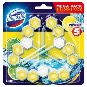 Domestos Power 5 Zawieszka WC Zapachowa Lime