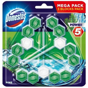 Domestos Power 5 Zawieszka WC Zapachowa Pine