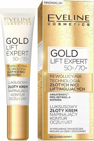 Eveline Gold Lift Krem Pod Oczy Napinający 50+/70+
