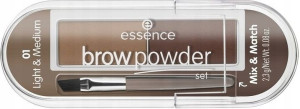Essence Zestaw Do Brwi Brow Powder Set 01 + Pędzel