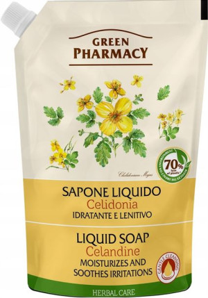 Green Pharmacy Mydło w Płynie Jaskółcze Ziele 465