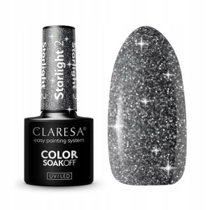 Claresa Lakier Hybrydowy Starlight 2 5g Srebrny