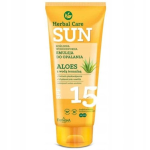 Herbal Care Sun Emulsja Do Opalania SPF15 Aloes