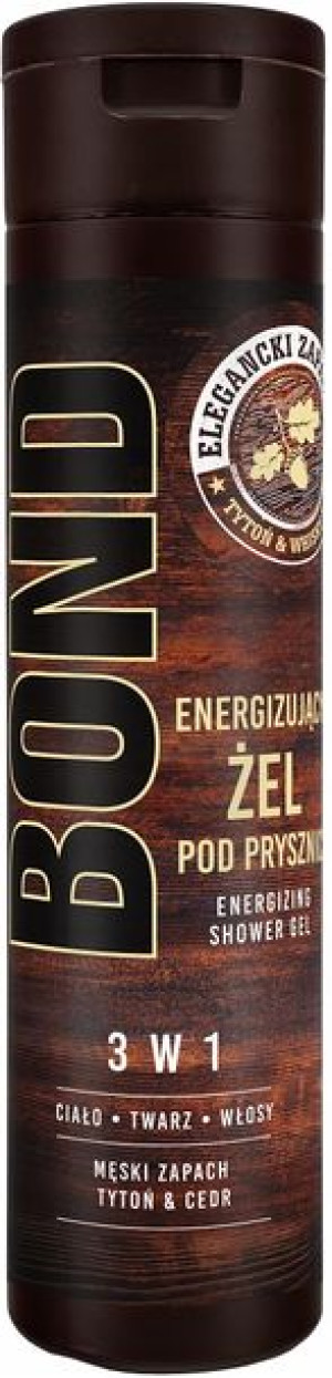 Bond Whisky Żel Pod Prysznic 3w1 Ciało Twarz Włosy
