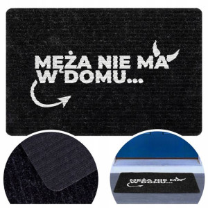 WYCIERACZKA Wejściowa Antracyt Męża nie ma Wzory