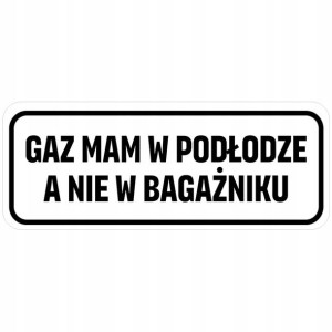 Naklejka na Samochód Zabawane Gaz w Podłodze Wzory