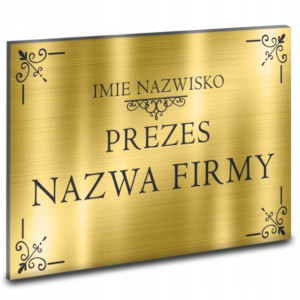 TABLICZKA dla Firmy Biura Personalizowana Wzory