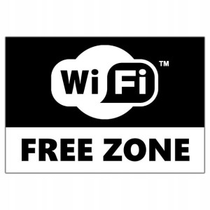 Tabliczka informacyjna WI-FI do Hotelu,Restauracji
