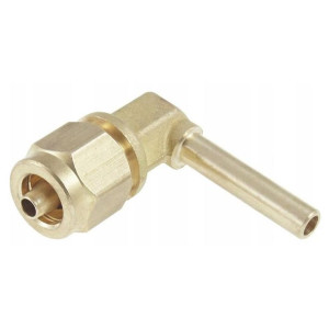 Złączka Złącze Kątowe Przewodu Rurki Pcv Faro 6mm