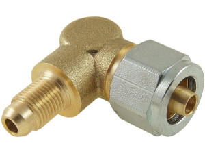 Złączka Kątowa Przewodu Nypel 6mm Na Pcv Faro 8mm
