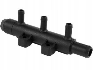 Rozdzielacz Grzebień Gazowy Plastik 12/7mm 3 Cyl