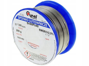 Cynel Cyna Spoiwo Lutownicze Z Topikiem 1mm 250g