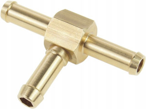 Trójnik Mosiężny Fi6 6mm Rozdzielacz 3x6mm T Lpg