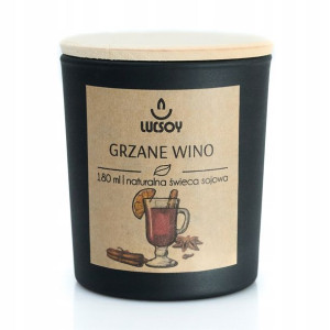 Świeca Sojowa o zapachu Grzanego Wina 180ml